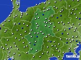 長野県のアメダス実況(風向・風速)(2015年06月15日)