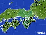 近畿地方のアメダス実況(降水量)(2015年06月16日)