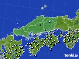 中国地方のアメダス実況(降水量)(2015年06月16日)