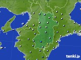 2015年06月16日の奈良県のアメダス(降水量)