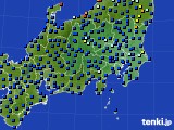 関東・甲信地方のアメダス実況(日照時間)(2015年06月16日)