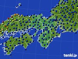 近畿地方のアメダス実況(日照時間)(2015年06月16日)