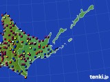 道東のアメダス実況(日照時間)(2015年06月16日)