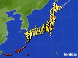 アメダス実況(気温)(2015年06月16日)