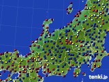 2015年06月17日の北陸地方のアメダス(日照時間)