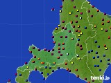 道央のアメダス実況(日照時間)(2015年06月17日)