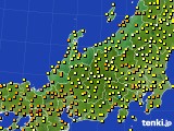北陸地方のアメダス実況(気温)(2015年06月17日)