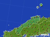 2015年06月17日の島根県のアメダス(気温)