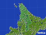 道北のアメダス実況(風向・風速)(2015年06月17日)