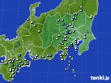 関東・甲信地方のアメダス実況(降水量)(2015年06月18日)