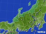 北陸地方のアメダス実況(降水量)(2015年06月18日)