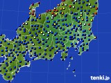 関東・甲信地方のアメダス実況(日照時間)(2015年06月18日)