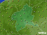 群馬県のアメダス実況(気温)(2015年06月18日)