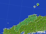 島根県のアメダス実況(気温)(2015年06月19日)