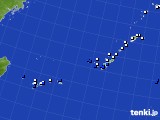 沖縄地方のアメダス実況(風向・風速)(2015年06月19日)