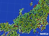 2015年06月20日の北陸地方のアメダス(日照時間)