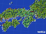 近畿地方のアメダス実況(日照時間)(2015年06月20日)