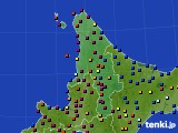 2015年06月20日の道北のアメダス(日照時間)