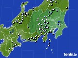 2015年06月21日の関東・甲信地方のアメダス(降水量)