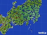 関東・甲信地方のアメダス実況(日照時間)(2015年06月21日)
