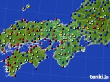 近畿地方のアメダス実況(日照時間)(2015年06月21日)