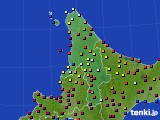2015年06月21日の道北のアメダス(日照時間)