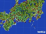 2015年06月23日の東海地方のアメダス(日照時間)