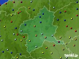 群馬県のアメダス実況(日照時間)(2015年06月23日)
