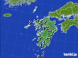 九州地方のアメダス実況(降水量)(2015年06月24日)