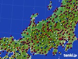 2015年06月24日の北陸地方のアメダス(日照時間)