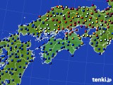 四国地方のアメダス実況(日照時間)(2015年06月24日)