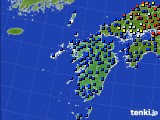 九州地方のアメダス実況(日照時間)(2015年06月24日)