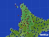 2015年06月24日の道北のアメダス(日照時間)