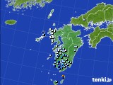 九州地方のアメダス実況(降水量)(2015年06月25日)