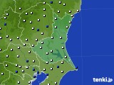 2015年06月25日の茨城県のアメダス(風向・風速)