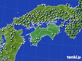 四国地方のアメダス実況(降水量)(2015年06月26日)
