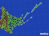 2015年06月26日の道東のアメダス(日照時間)