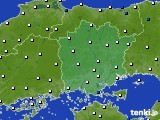 岡山県のアメダス実況(風向・風速)(2015年06月26日)