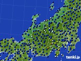 2015年06月27日の北陸地方のアメダス(日照時間)