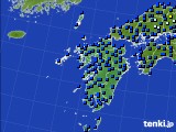 九州地方のアメダス実況(日照時間)(2015年06月27日)
