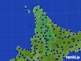 2015年06月27日の道北のアメダス(日照時間)