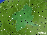 2015年06月27日の群馬県のアメダス(風向・風速)