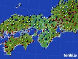 2015年06月28日の近畿地方のアメダス(日照時間)