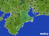 2015年06月28日の三重県のアメダス(日照時間)