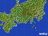 東海地方のアメダス実況(気温)(2015年06月28日)