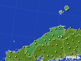 2015年06月28日の島根県のアメダス(気温)