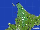 道北のアメダス実況(風向・風速)(2015年06月28日)