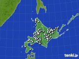 2015年06月30日の北海道地方のアメダス(降水量)