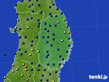 岩手県のアメダス実況(日照時間)(2015年06月30日)