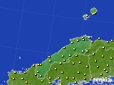 2015年06月30日の島根県のアメダス(気温)